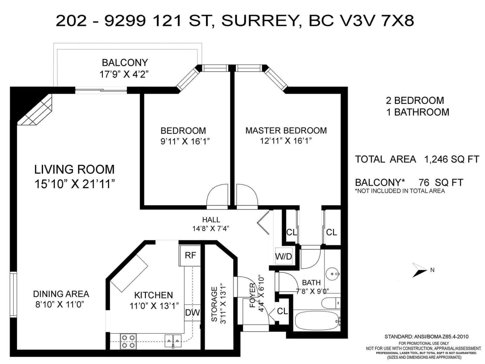 202 9299 121 Street, Surrey, British Columbia  V3V 7X8 - Photo 3 - R3070309