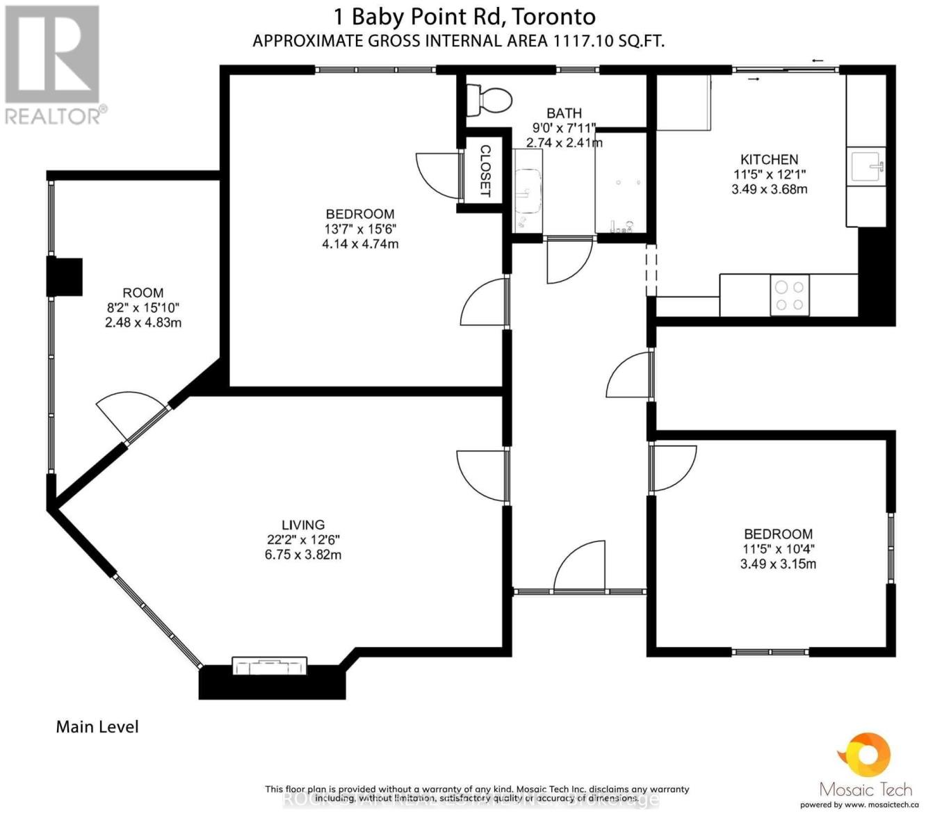 1 Baby Point Road, Toronto, Ontario  M6S 2E5 - Photo 21 - W12613466