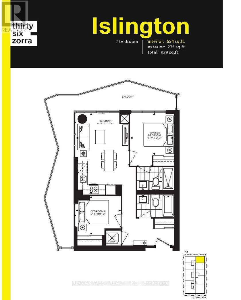 2304 - 36 Zorra Street, Toronto, Ontario  M8Z 1R7 - Photo 14 - W12613528