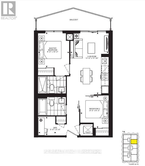 2805 - 36 Zorra Street, Toronto, Ontario  M8Z 0G5 - Photo 6 - W12614076