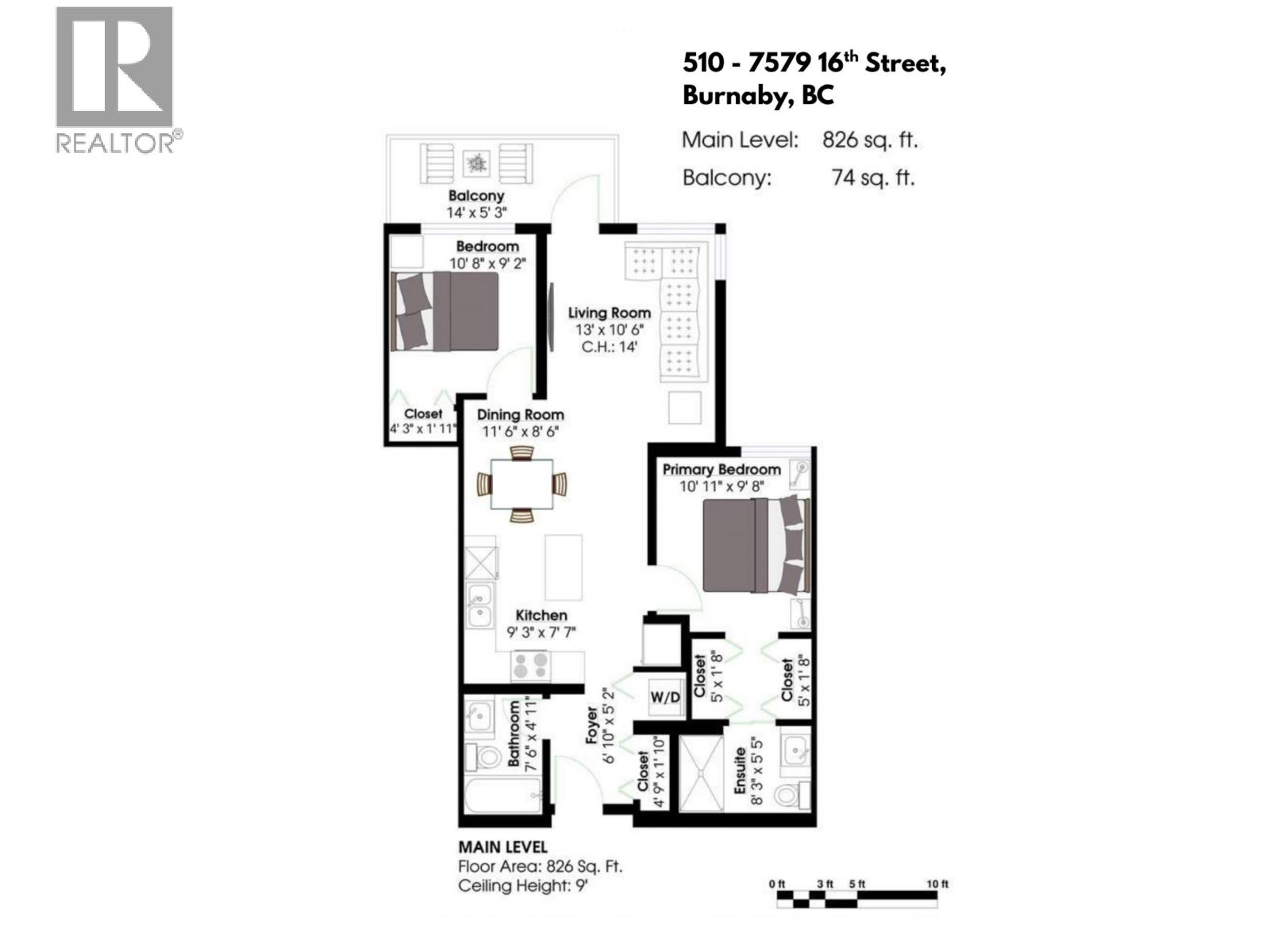 510 7579 16th Street, Burnaby, British Columbia  V3N 0H7 - Photo 32 - R3073020