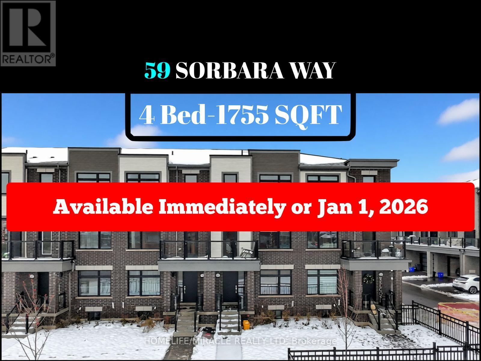 59 SORBARA WAY, Whitby, Ontario