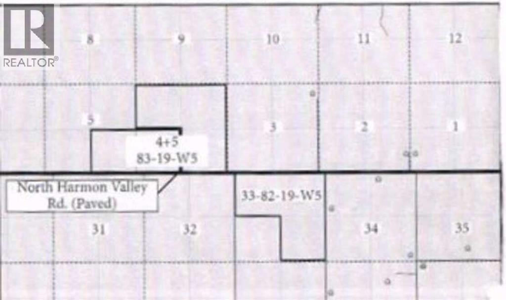 33-82-19-W5, rural northern sunrise county, Alberta