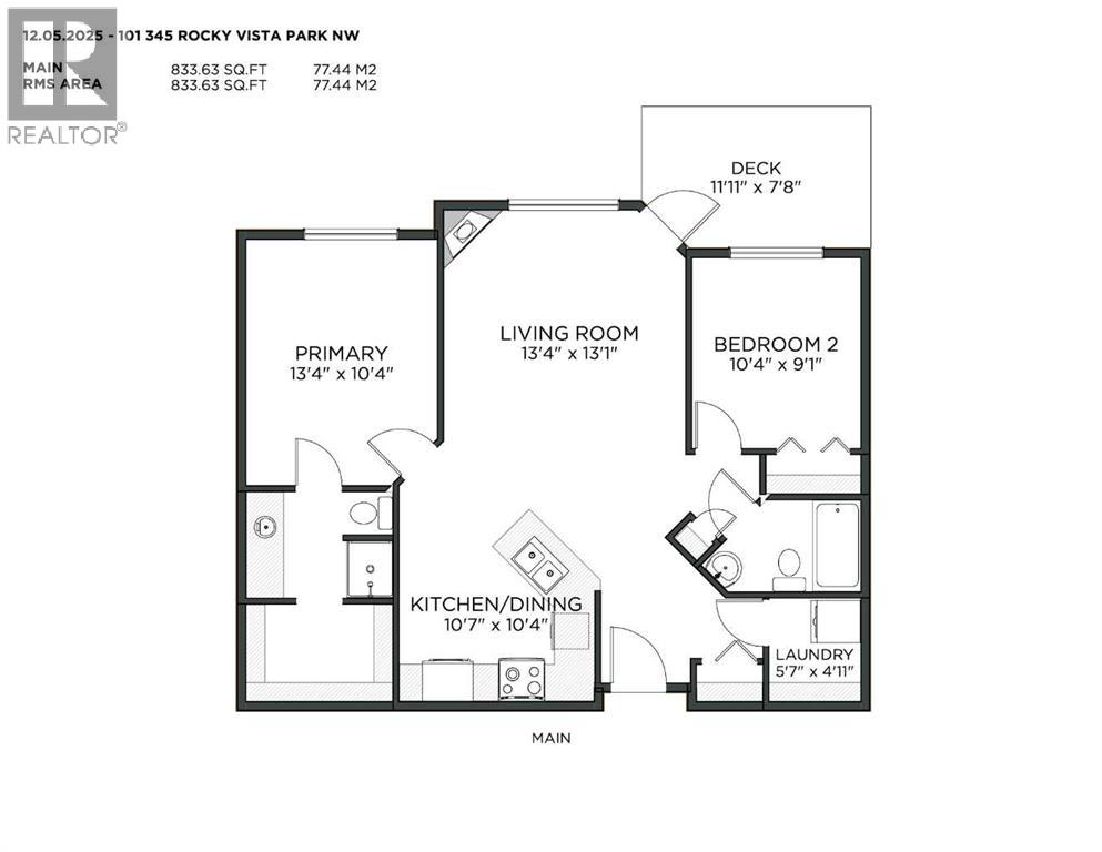 101, 345 Rocky Vista Park Nw, Calgary, Alberta  T3K 5G6 - Photo 17 - A2274745