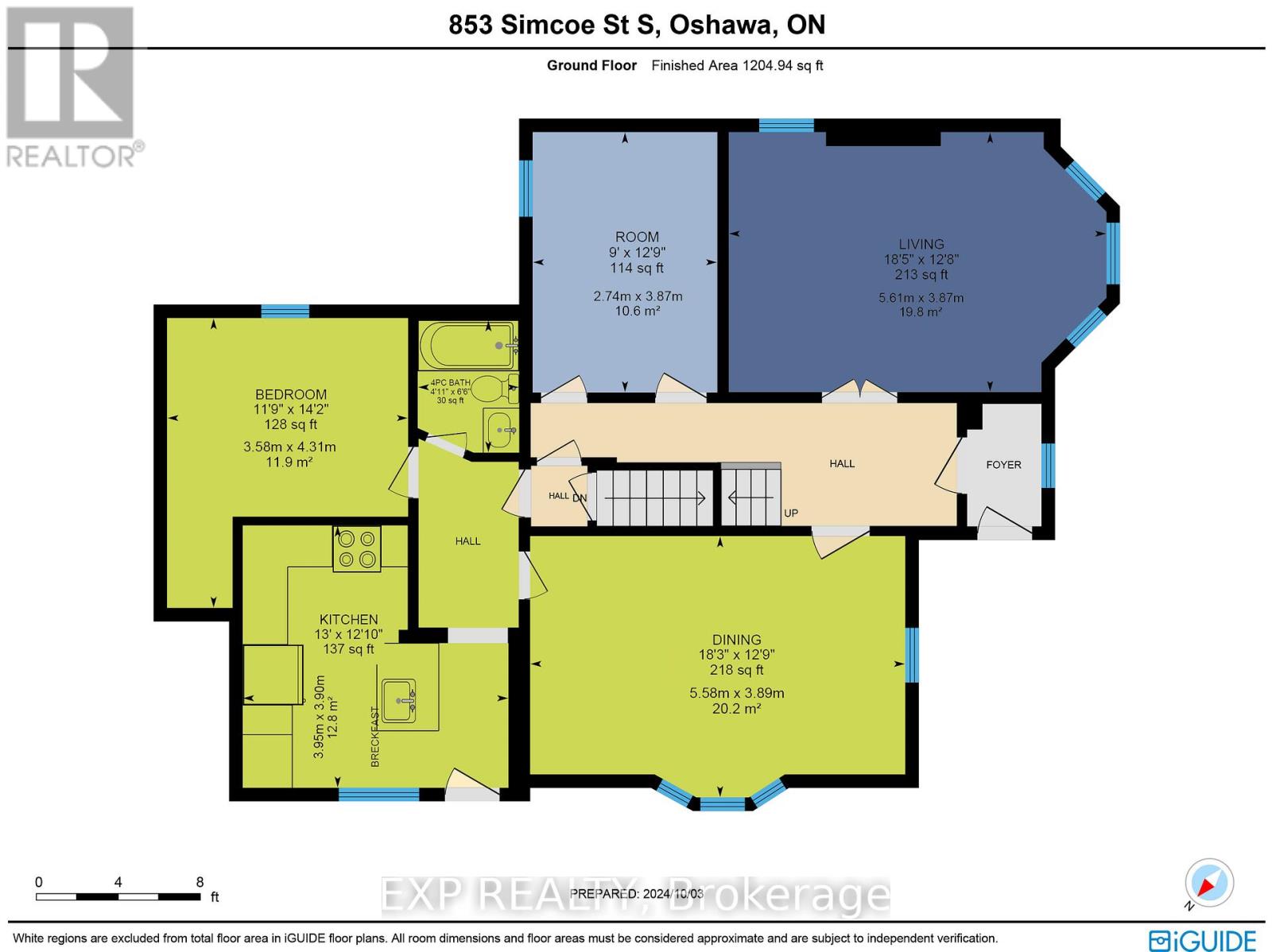 853 Simcoe Street S, Oshawa, Ontario  L1H 4K8 - Photo 2 - E12629234