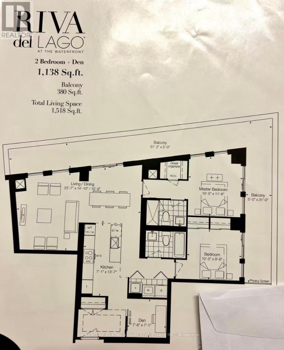 505 - 110 Marine Parade Drive, Toronto (Mimico), Ontario  M8V 0B6 - Photo 19 - W12629464