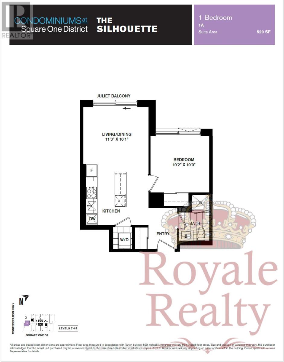 3709 - 395 Square One Drive, Mississauga, Ontario  L5B 0P6 - Photo 13 - W12631270