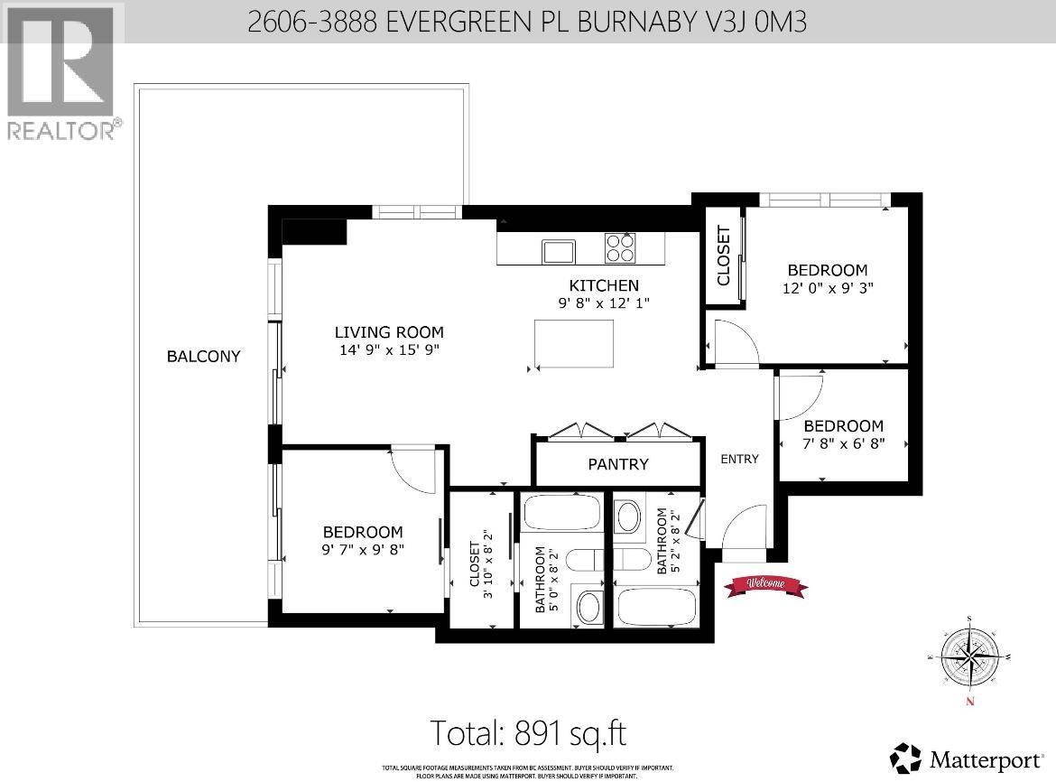 2606 3888 Evergreen Place, Burnaby, British Columbia  V3J 0M3 - Photo 31 - R3051356