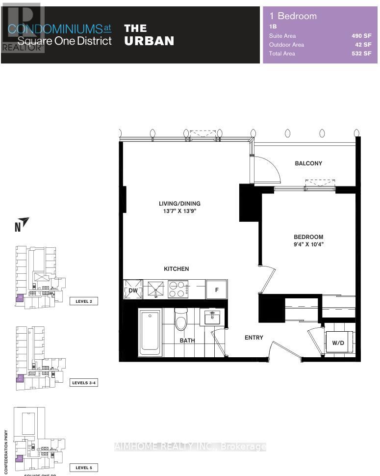 395 Square One Drive, Mississauga, Ontario L5B 0P6 - Photo 2 - W12631526