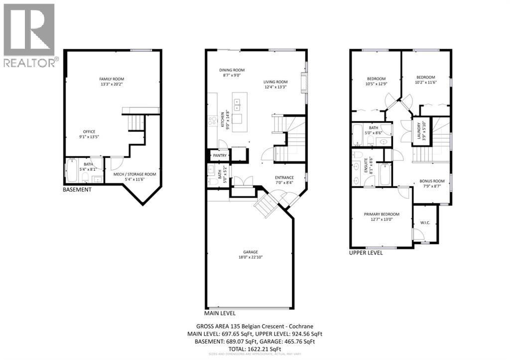 135 Belgian Crescent, Cochrane, Alberta  T4C 2C4 - Photo 37 - A2272475