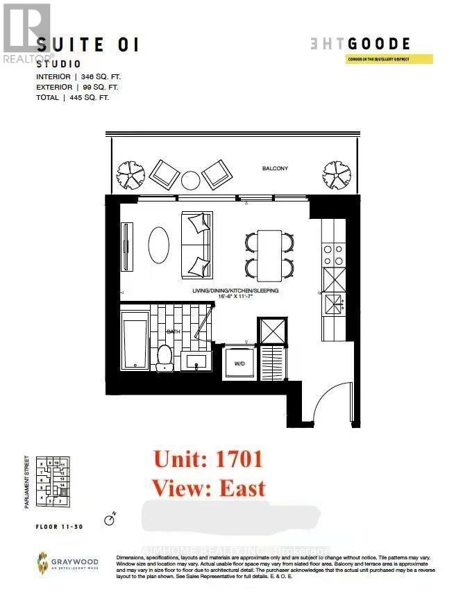 1701 - 35 Parliament Street, Toronto, Ontario  M5A 0Z5 - Photo 2 - C12588340