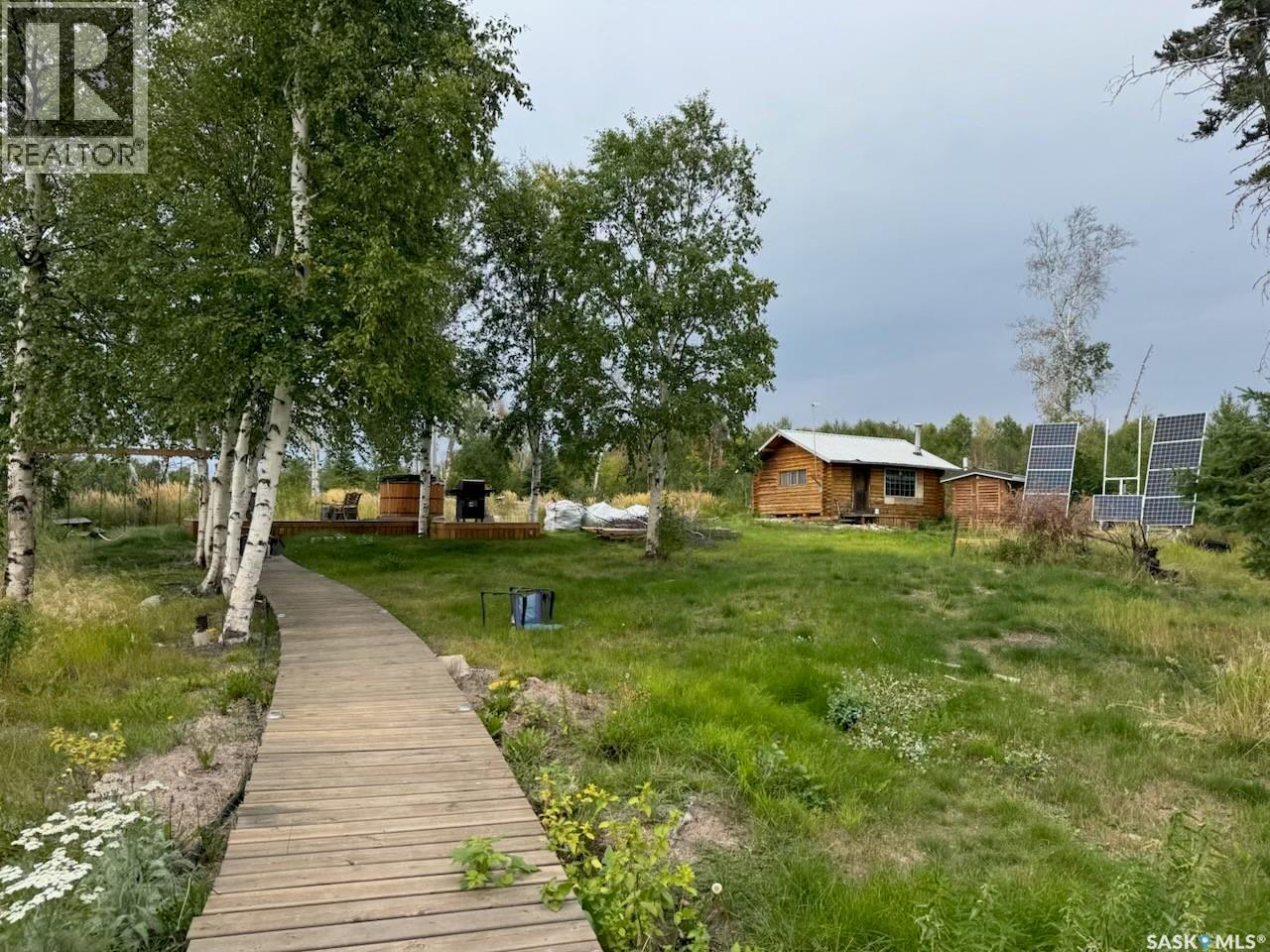 Cabin on Island Near Mooney Beach, Lac La Ronge Provincial Park, Saskatchewan