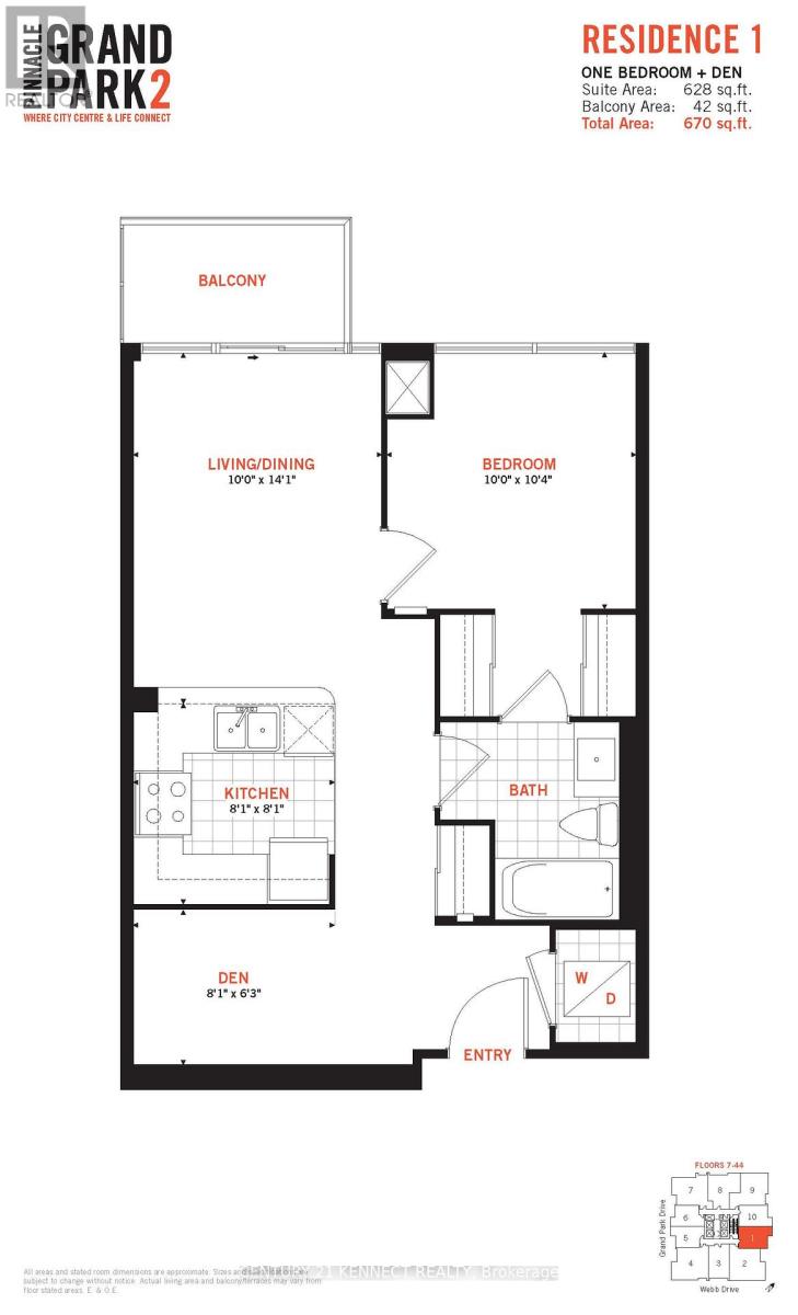 1101 - 3975 Grand Park Drive, Mississauga, Ontario  L5B 4M6 - Photo 32 - W12634162