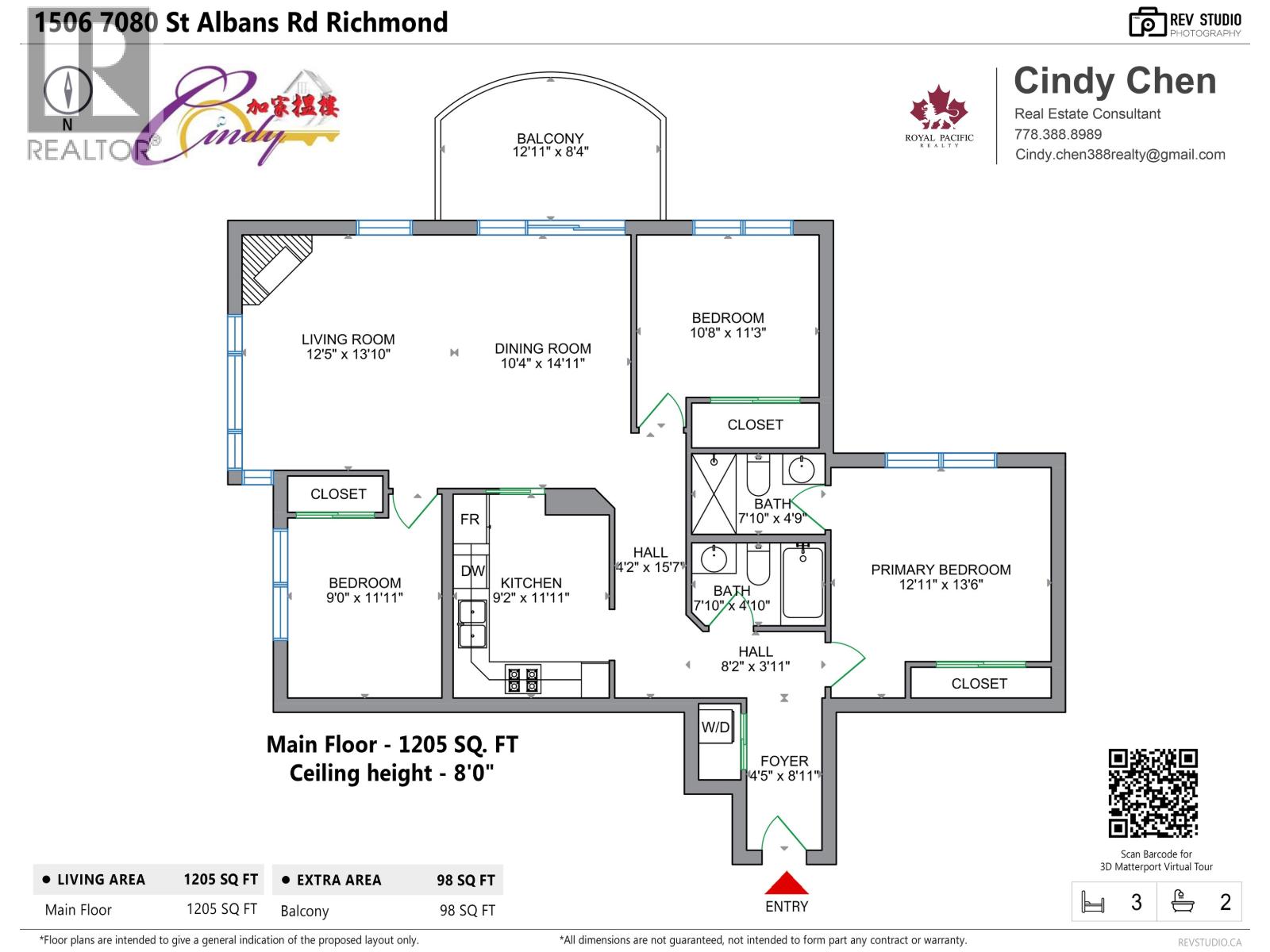 1506 7080 St. Albans Road, Richmond, British Columbia  V6Y 4E6 - Photo 32 - R3073838