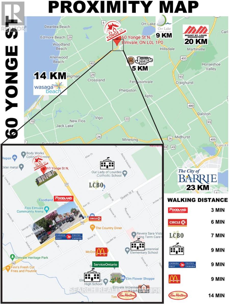 60 Yonge Street N, Springwater, Ontario  L0L 1P0 - Photo 3 - S12283916