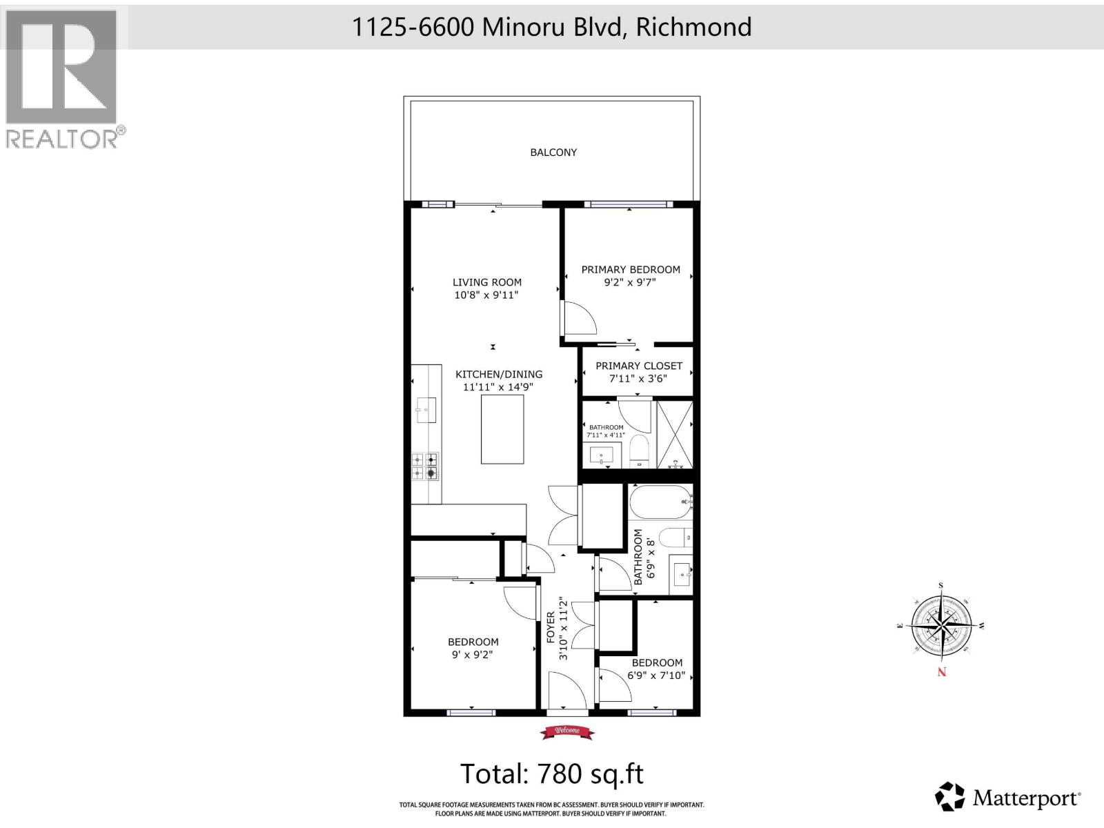 1125 6600 Minoru Boulevard, Richmond, British Columbia  V6Y 0N3 - Photo 20 - R3073998