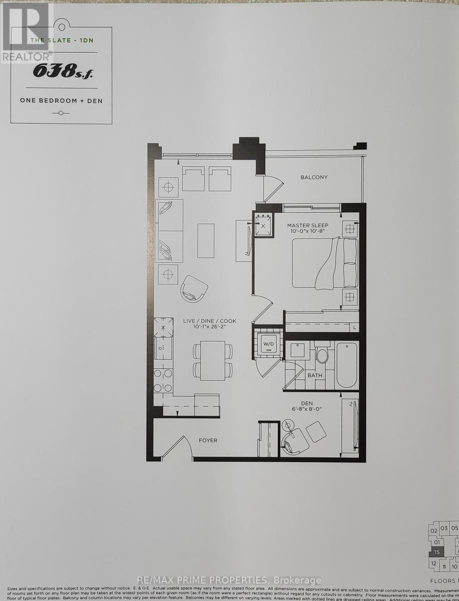 1215 - 9560 Markham Road, Markham, Ontario  L0E 0V1 - Photo 2 - N12629918