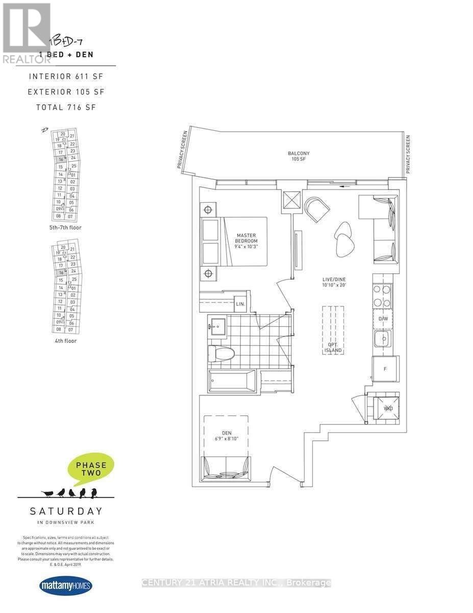 516 - 60 George Butchart Drive, Toronto, Ontario  M3K 2C5 - Photo 10 - W12636874