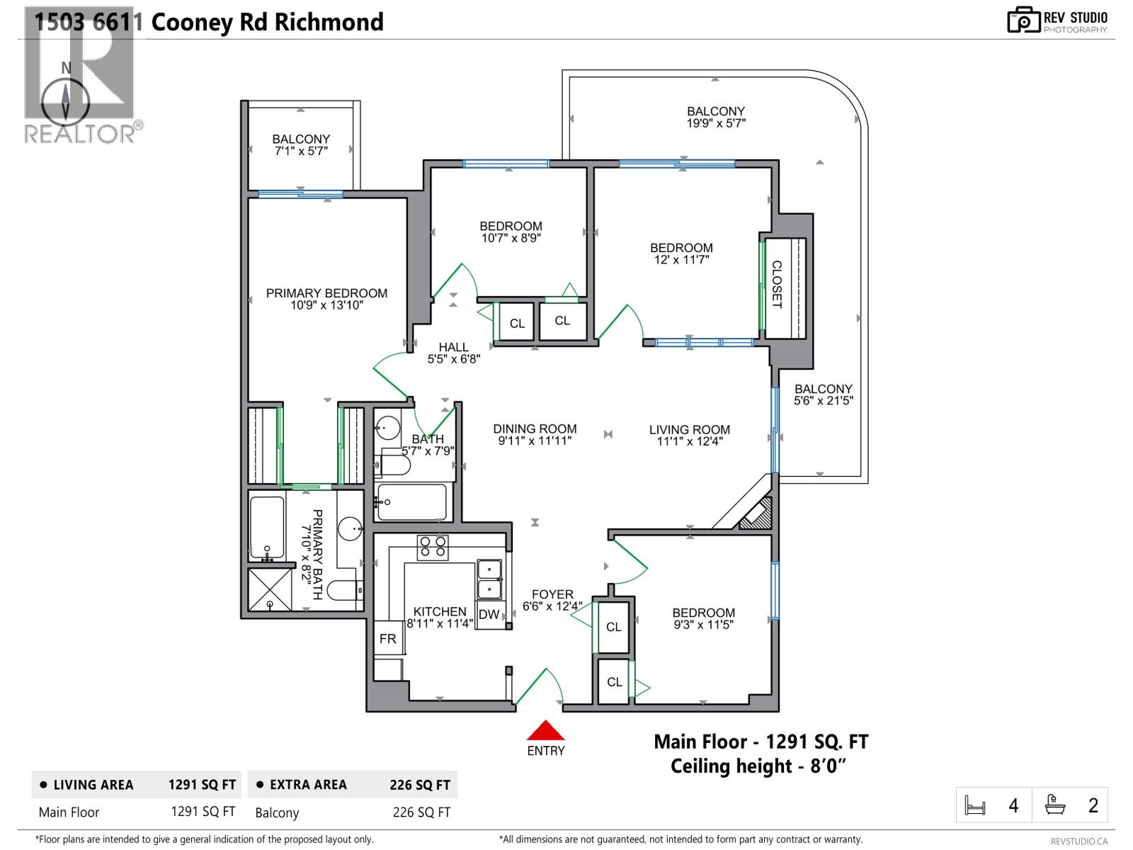 1503 6611 Cooney Road, Richmond, British Columbia  V6Y 4C5 - Photo 2 - R3074083