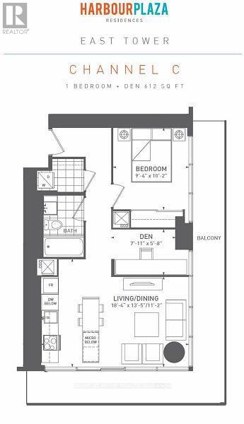 1607 - 88 Harbour Street, Toronto (Waterfront Communities), Ontario  M5J 0C3 - Photo 2 - C12637648