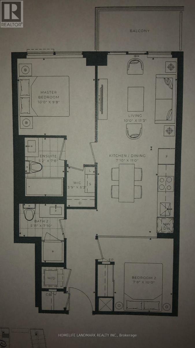 A1003 - 30 Upper Mall Way, Vaughan (Brownridge), Ontario  L4J 0L7 - Photo 10 - N12637790