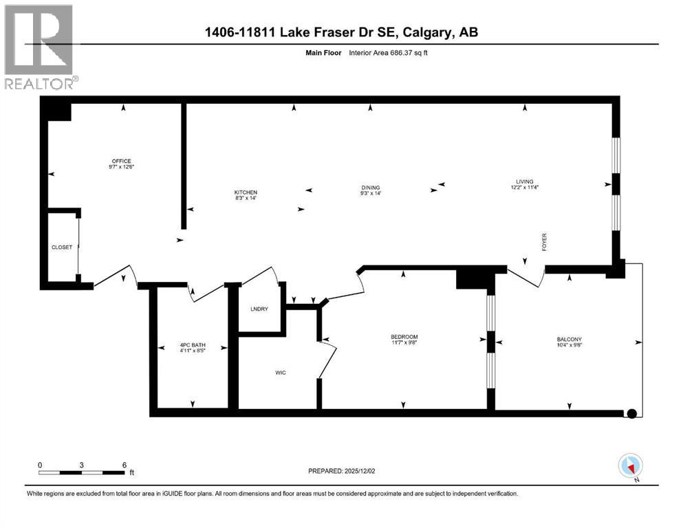1406, 11811 Lake Fraser Drive Se, Calgary, Alberta  T2J 7J1 - Photo 29 - A2273882