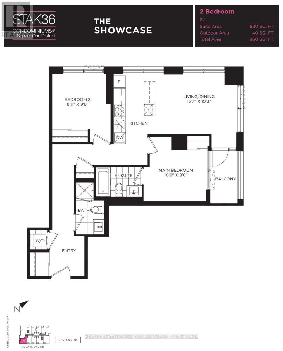 3508 - 395 Square One Drive, Mississauga, Ontario  L5B 0P6 - Photo 14 - W12638958