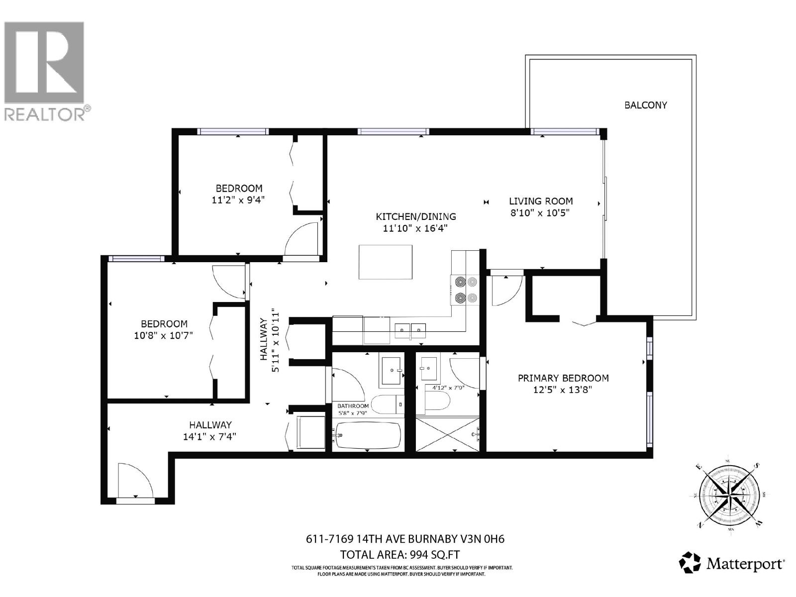611 7169 14th Avenue, Burnaby, British Columbia  V3N 0H6 - Photo 40 - R3074109
