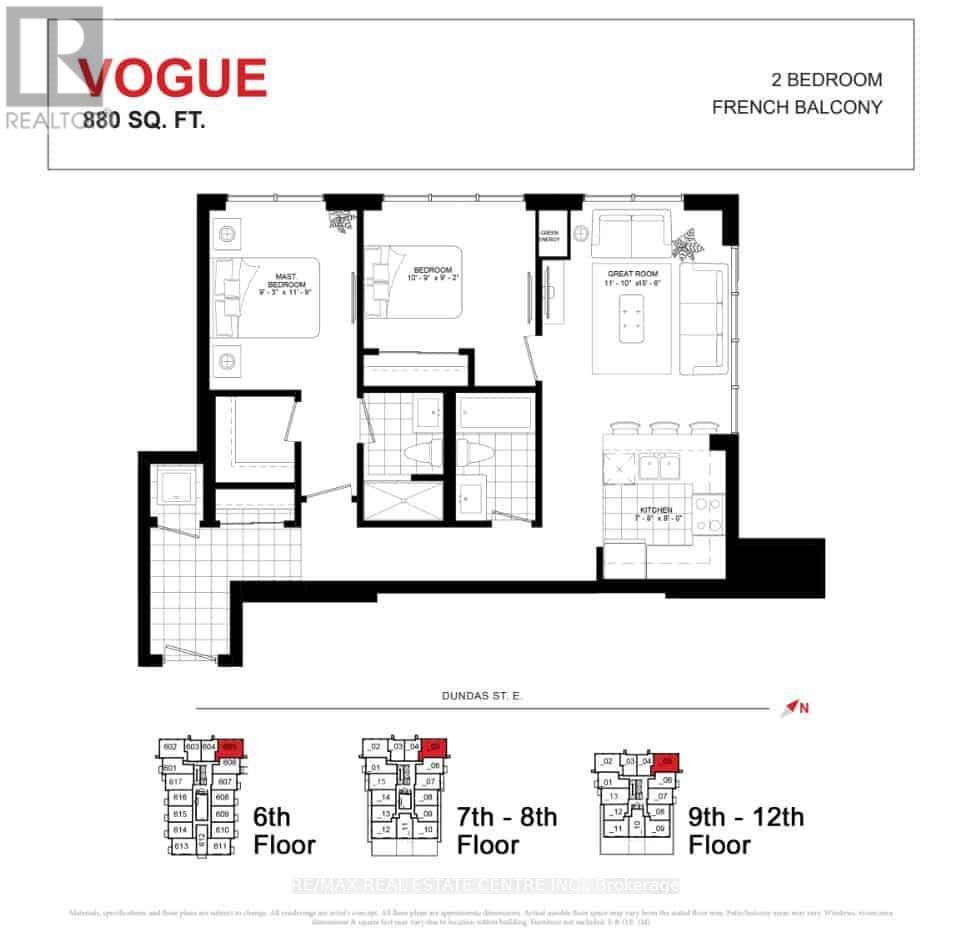 805 - 450 Dundas Street E, Hamilton, Ontario  L8B 2A6 - Photo 2 - X12639954