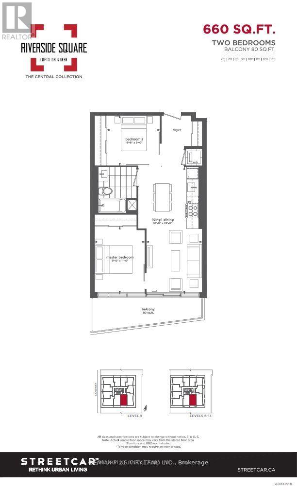 1311 - 45 Baseball Place, Toronto (South Riverdale), Ontario  M4M 0H1 - Photo 31 - E12640472