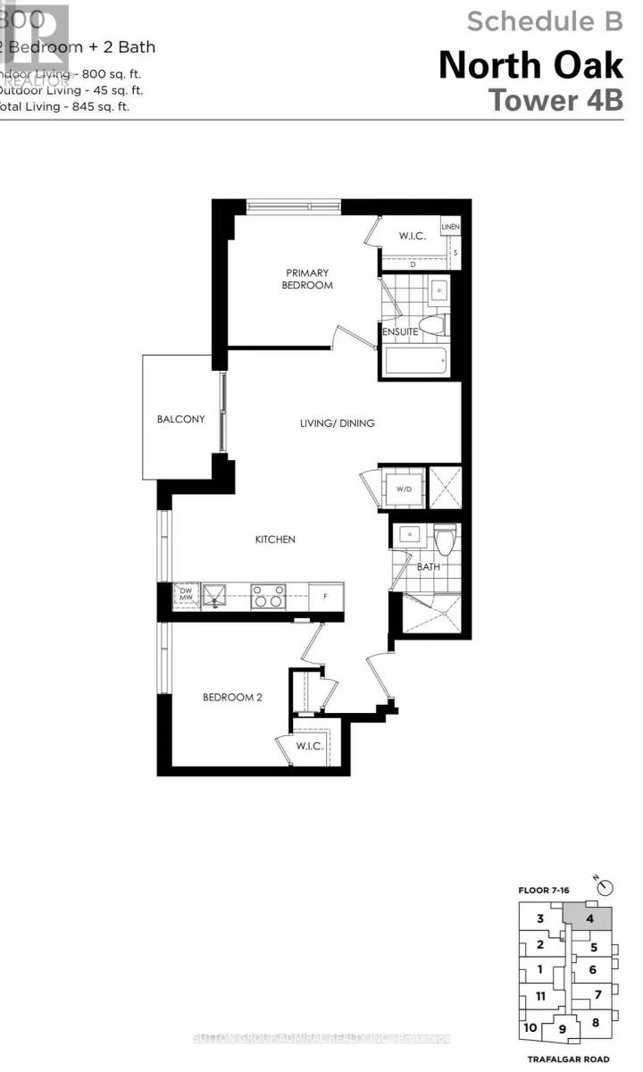 1204 - 3071 Trafalgar Road, Oakville, Ontario  L6H 8C6 - Photo 15 - W12641122