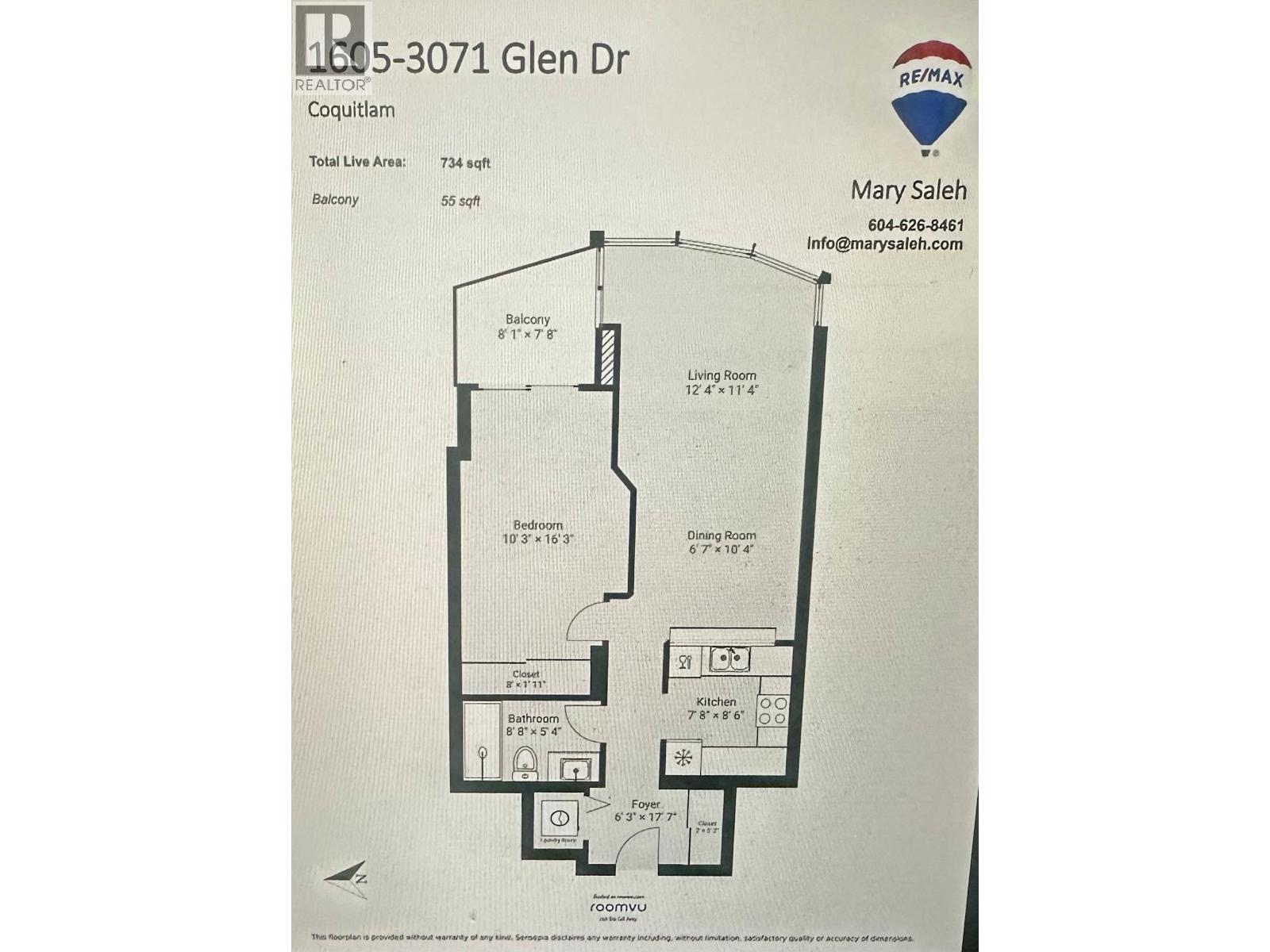 1605 3071 Glen Drive, Coquitlam, British Columbia  V3B 7R1 - Photo 40 - R3074416