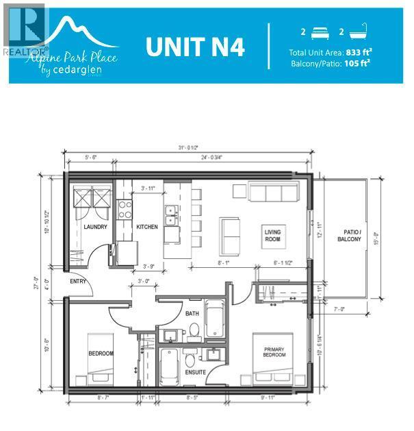 1120, 15126 37 Street Sw, Calgary, Alberta  T2Y 0R7 - Photo 27 - A2255796