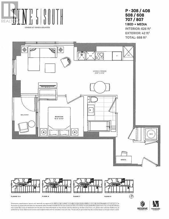 S807 - 127 Broadway Avenue, Toronto, Ontario  M4P 1V4 - Photo 16 - C12643222