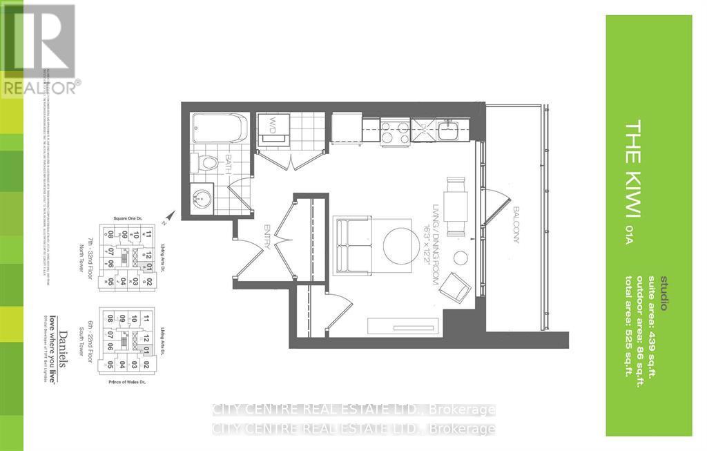 1901 - 360 Square One Drive, Mississauga, Ontario  L5B 0G7 - Photo 2 - W12644242