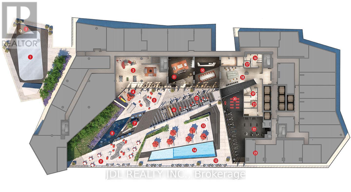 5609 - 3900 Confederation Parkway, Mississauga, Ontario  L5B 0M3 - Photo 13 - W12627068