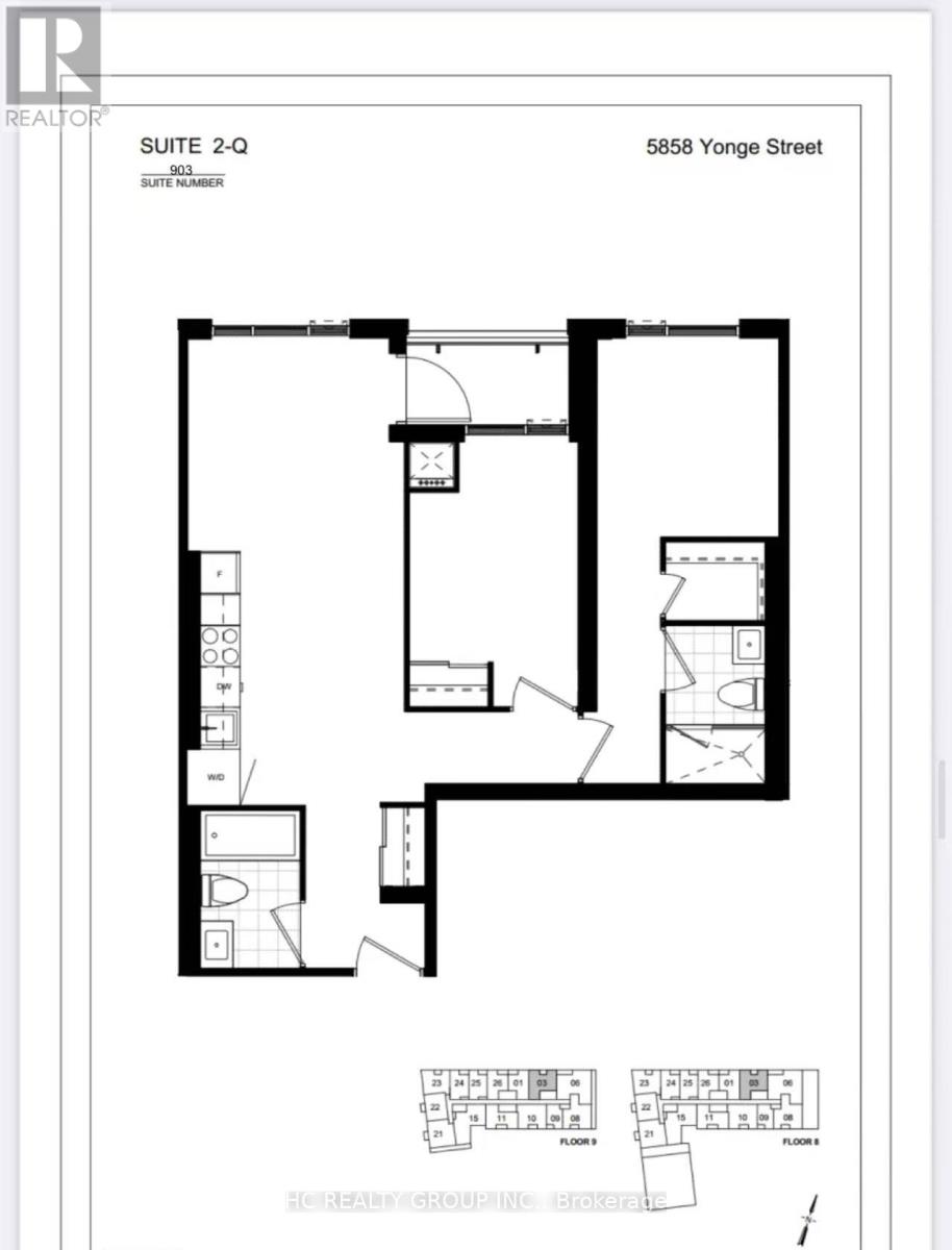 903 - 5858 Yonge Street, Toronto (Newtonbrook West), Ontario  M2M 0C6 - Photo 13 - C12644424