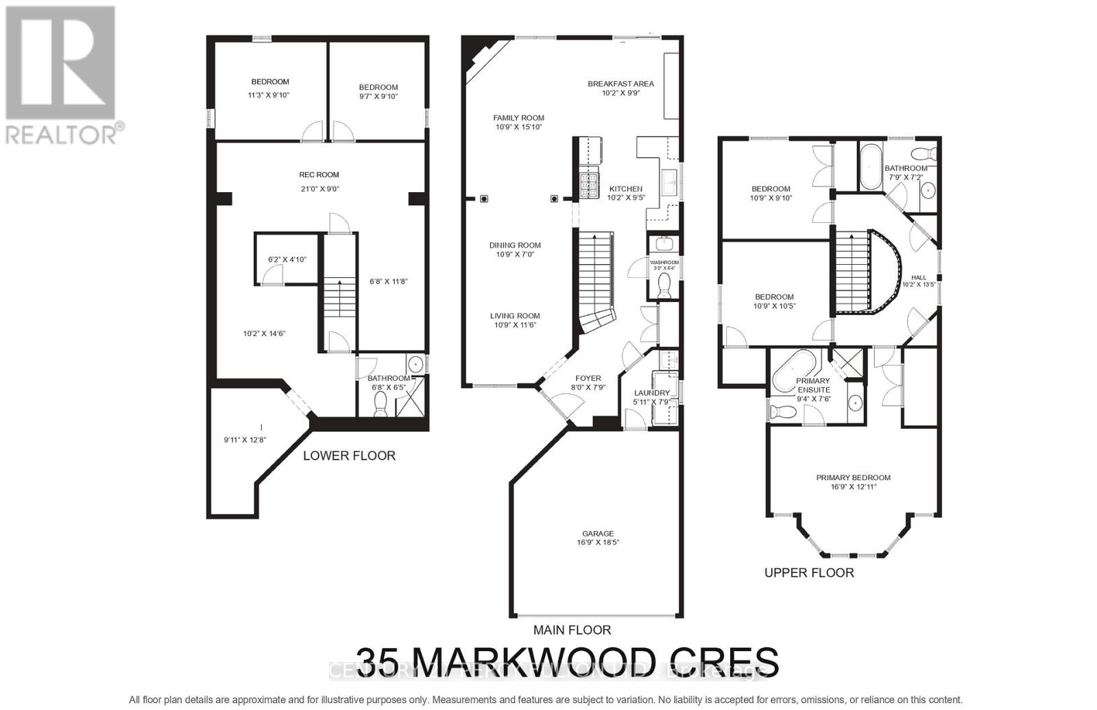 35 Markwood Crescent, Whitby, Ontario  L1R 2S3 - Photo 12 - E12641334