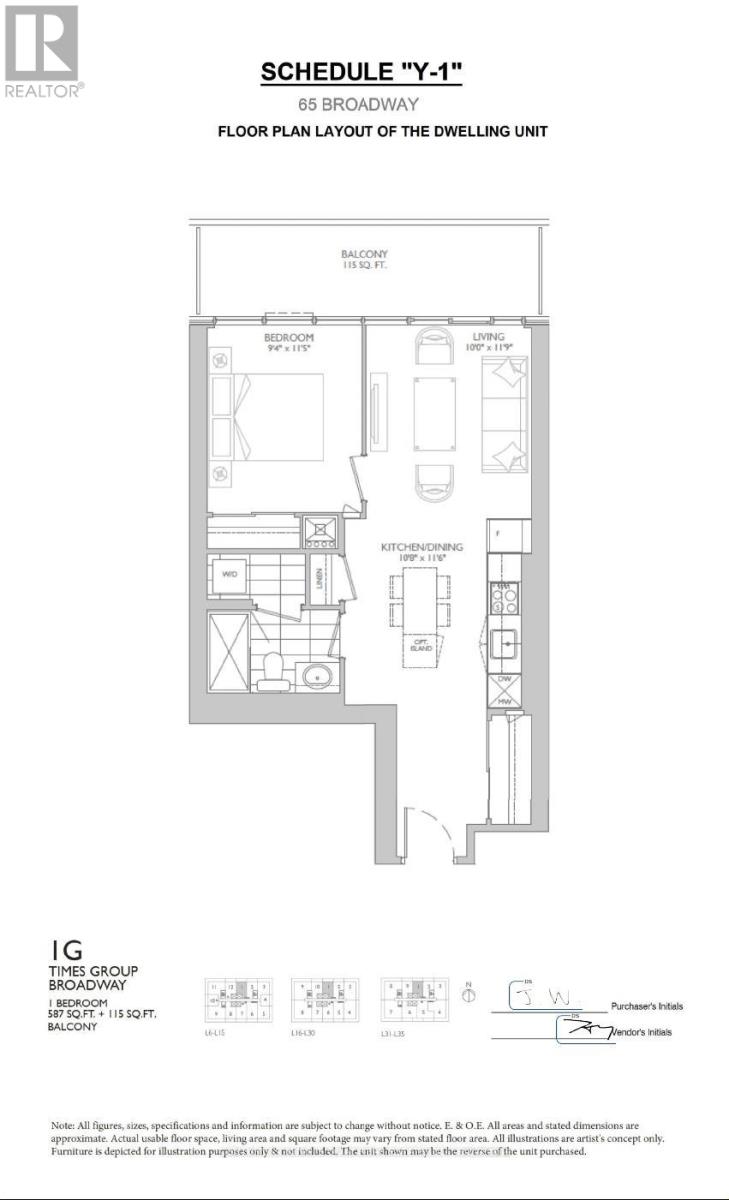 1601 - 65 Broadway Avenue, Toronto, Ontario  M4P 1T9 - Photo 12 - C12645408