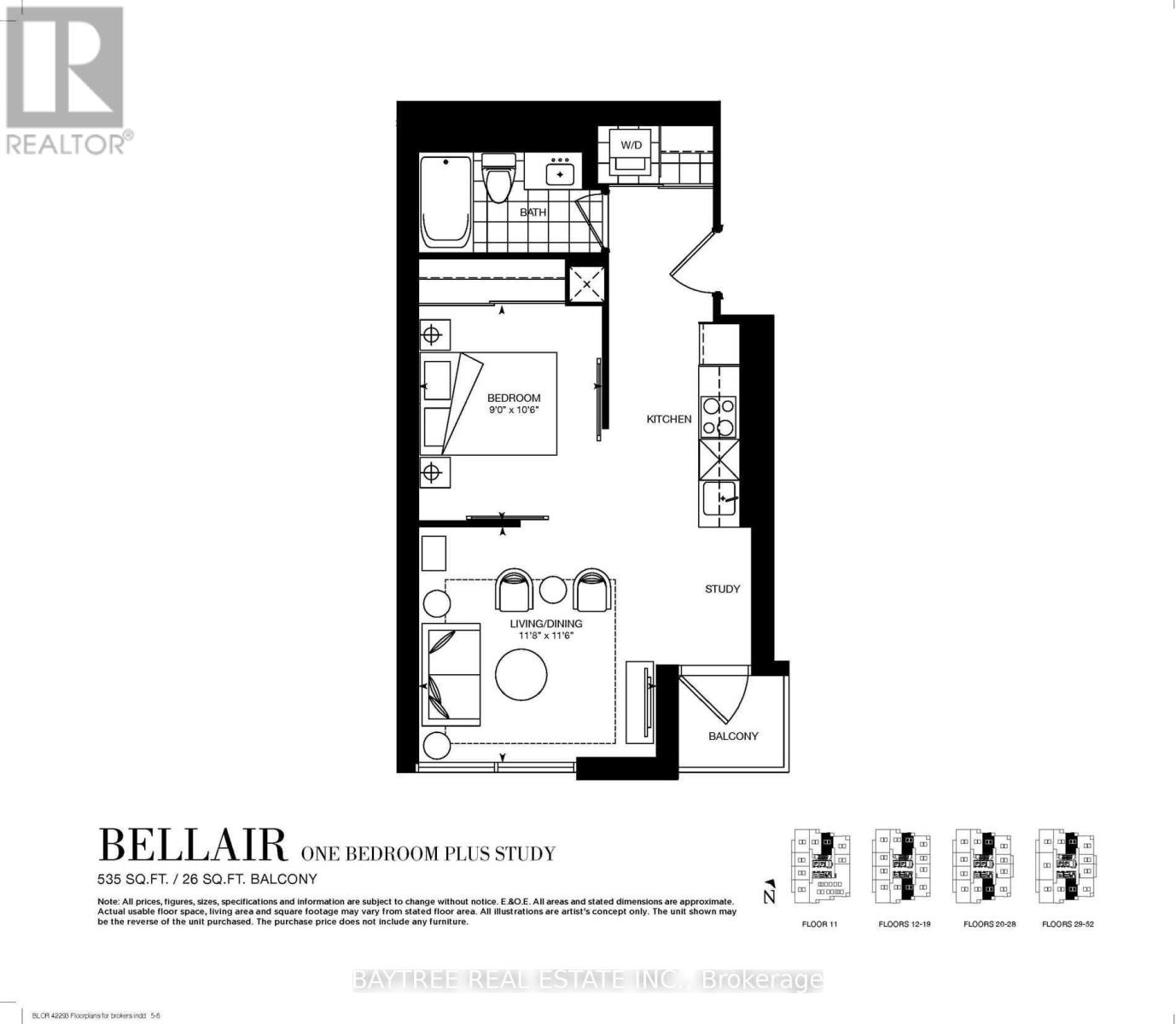 1712 - 395 Bloor Street E, Toronto, Ontario  M4W 0B4 - Photo 19 - C12645978