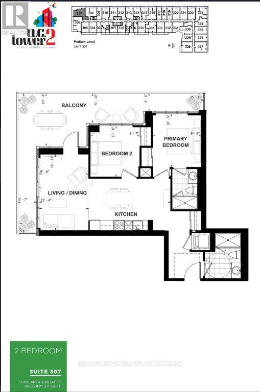 307 - 2545 Simcoe Street N, Oshawa, Ontario  L1H 7K4 - Photo 24 - E12646996