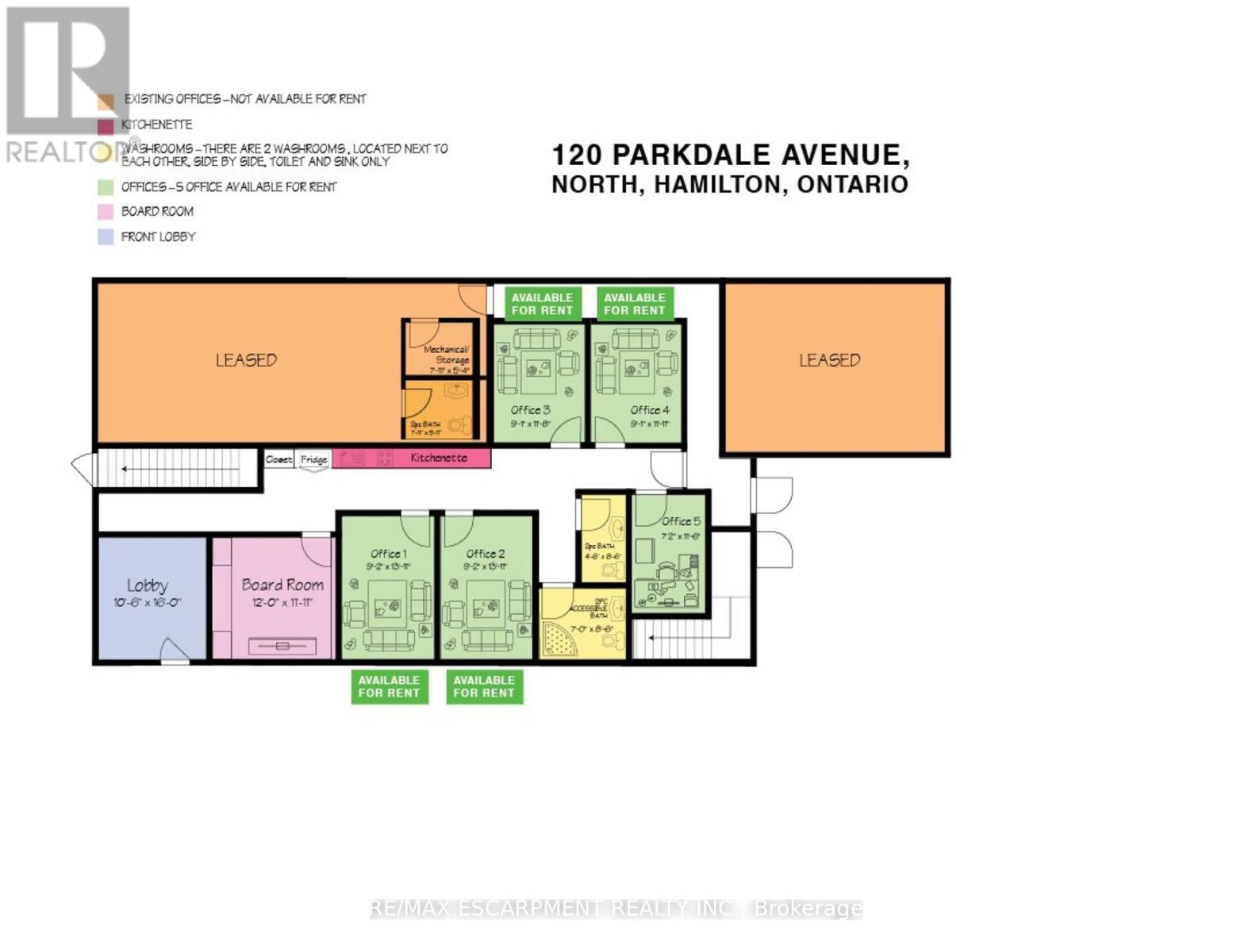 OFFICE #1 - 120 PARKDALE AVENUE N, Hamilton, Ontario