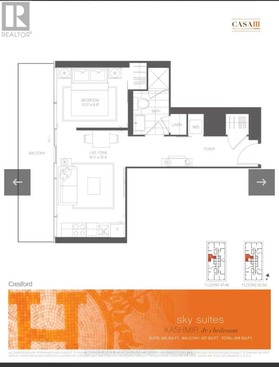 5205 - 50 Charles Street E, Toronto, Ontario  M4Y 0C3 - Photo 8 - C12650544