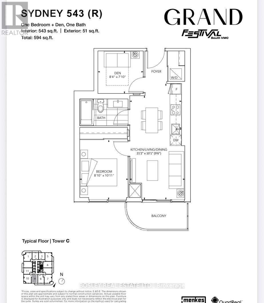 3709 - 8 Interchange Way, Vaughan, Ontario  L4K 5Z7 - Photo 13 - N12651728