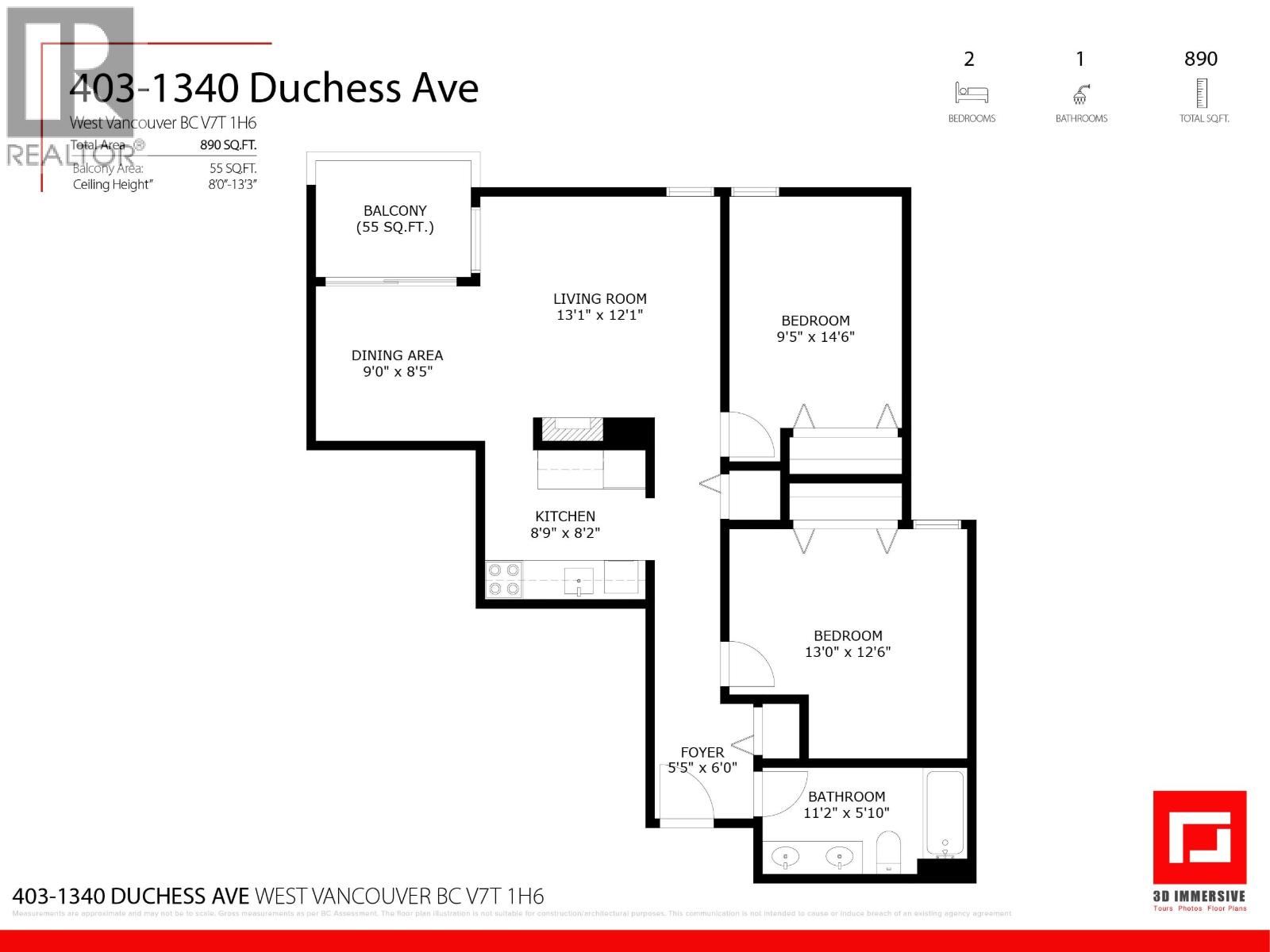 403 1340 Duchess Avenue, West Vancouver, British Columbia  V7T 1H6 - Photo 22 - R3075051