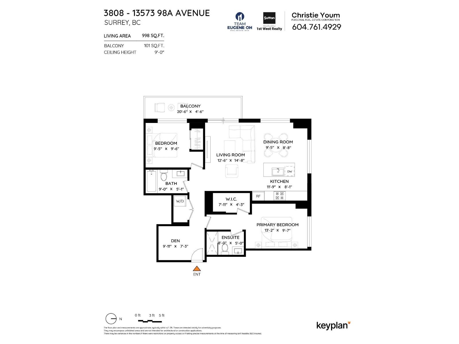 3808 13573 98a Avenue, Surrey, British Columbia  V3T 0X1 - Photo 26 - R3074320