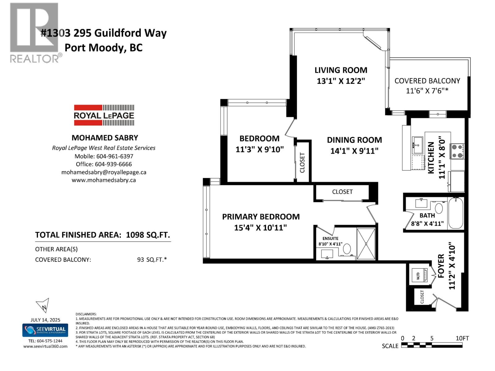 1303 295 Guildford Way, Port Moody, British Columbia  V3H 5N3 - Photo 36 - R3057180
