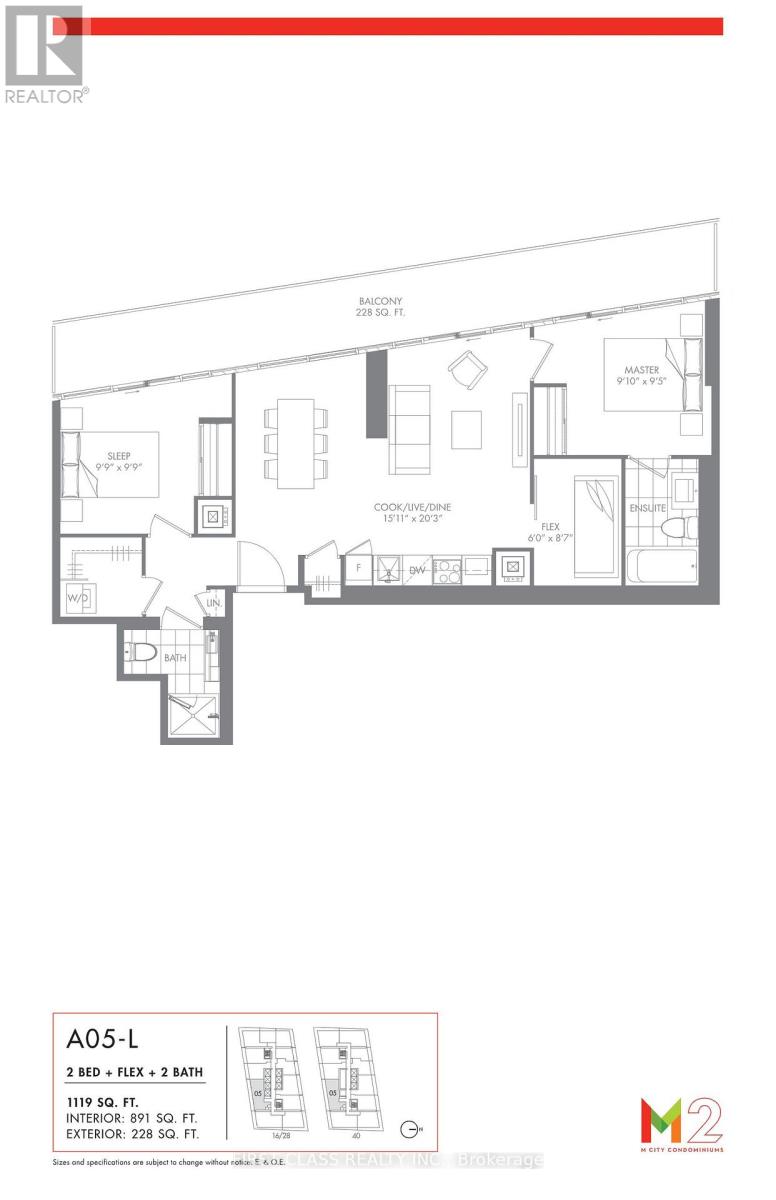 2805 - 3883 Quartz Road, Mississauga, Ontario  L5B 0M4 - Photo 9 - W12655310