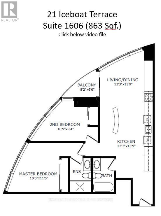 1906 - 21 Iceboat Terrace, Toronto, Ontario  M5V 4A9 - Photo 2 - C12655338