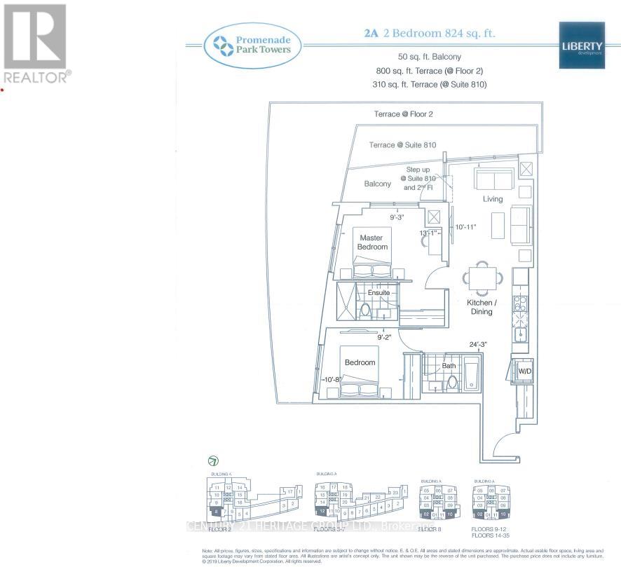 A3410 - 30 Upper Mall Way, Vaughan, Ontario L4J 0L7 - Photo 26 - N12655736